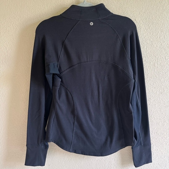 Black Half-Zip Activewear Pullover Athletic Women’s M - Picture 6 of 7